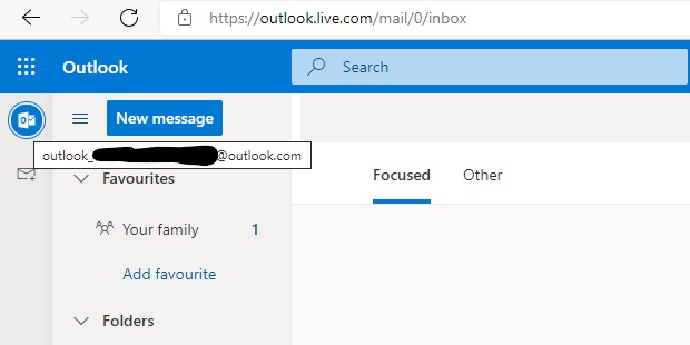 Outlook.com underlying account