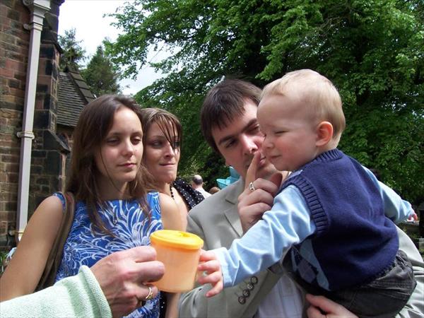 With Cousin Caroline