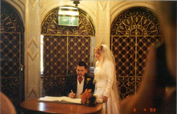 Signing the register