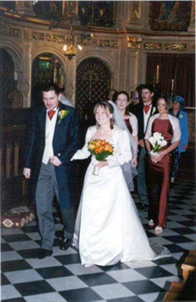 Walking down the aisle