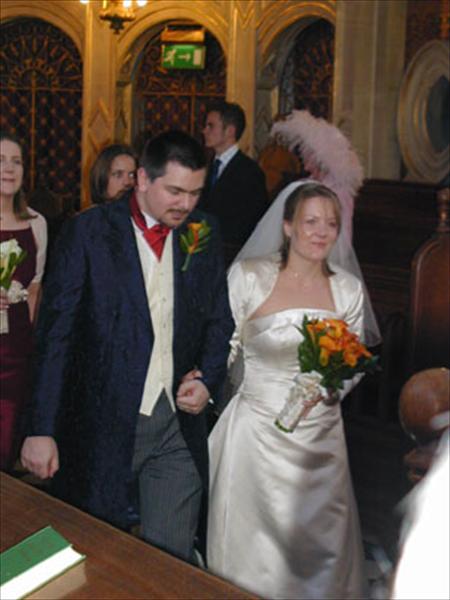 Walking down the aisle