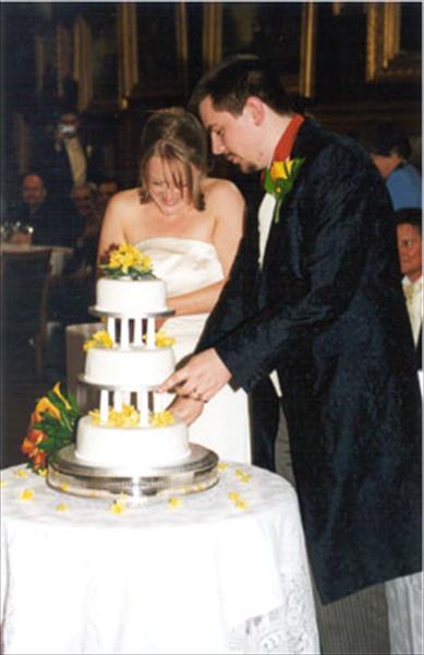 Cutting the cake