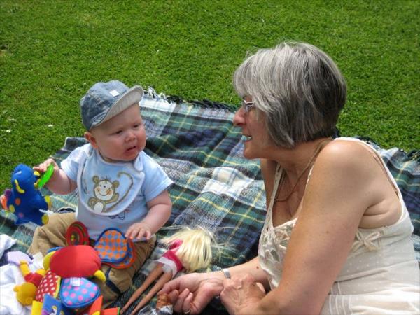 With Granny Ali