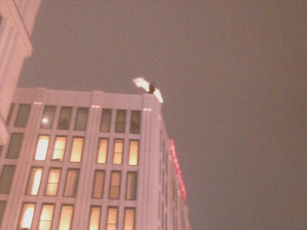 Angel on the roof