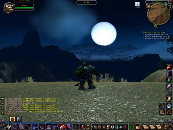 A fat moon